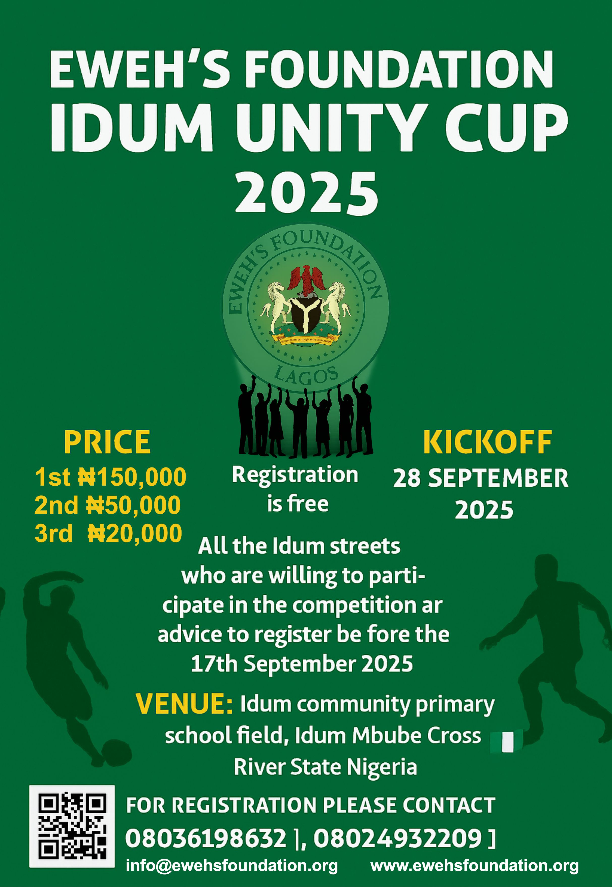 Eweh’s foundation Idum Community unity cup 2025